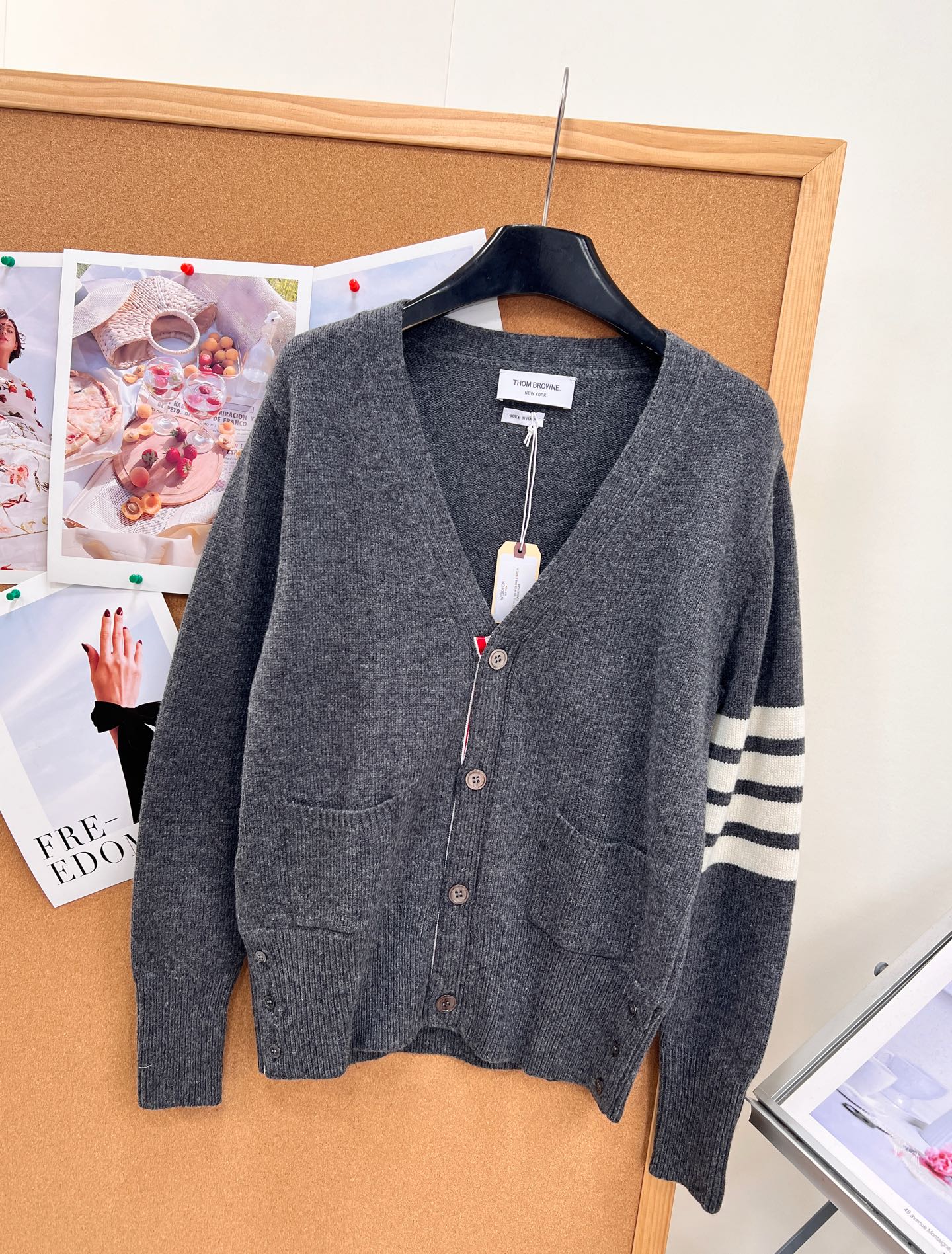 THOM 26S V-NECK KNIT CARDIGAN 292