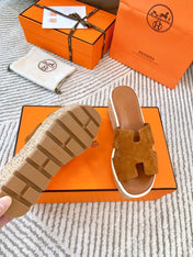EZE 65 SANDAL BRIGHT BROWN SUEDE