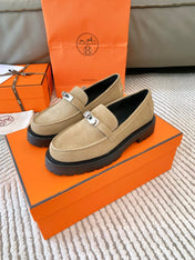 ICONE LOAFER IN TORTILLA BROWN SUEDE