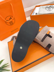 KOS CLOG IN KHAKI BROWN SUEDE
