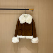 MIUMIU LEATHER DOWN JACKET STYLE 713