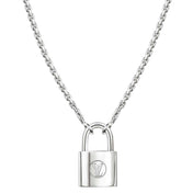 LV CHARITY LOCK NECKLACE