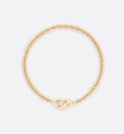 CD 26S CD LOGO CHUNKY CHAIN NECKLACE IN GOLD TONE METAL 631003