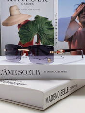 CARTIER 26S RIMLESS RECTANGULAR FRAME IN METAL 439512