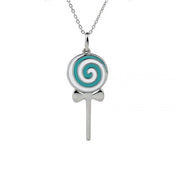 STERLING SILVER LOLLIPOP NECKLACE