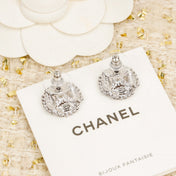 DOUBLE C SMALL CAMELLIA GOLD EARRINGS