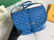 BELVEDERE PM BAG 21CM SKY BLUE CANVAS