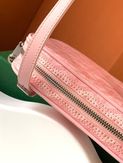 GOYA SECOND-HAND TOAST BAG 21CM PINK CANVAS